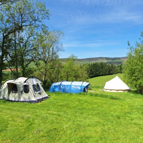 Large Tent Pitch  Sleeps up to 8  at Glenshee Glamping