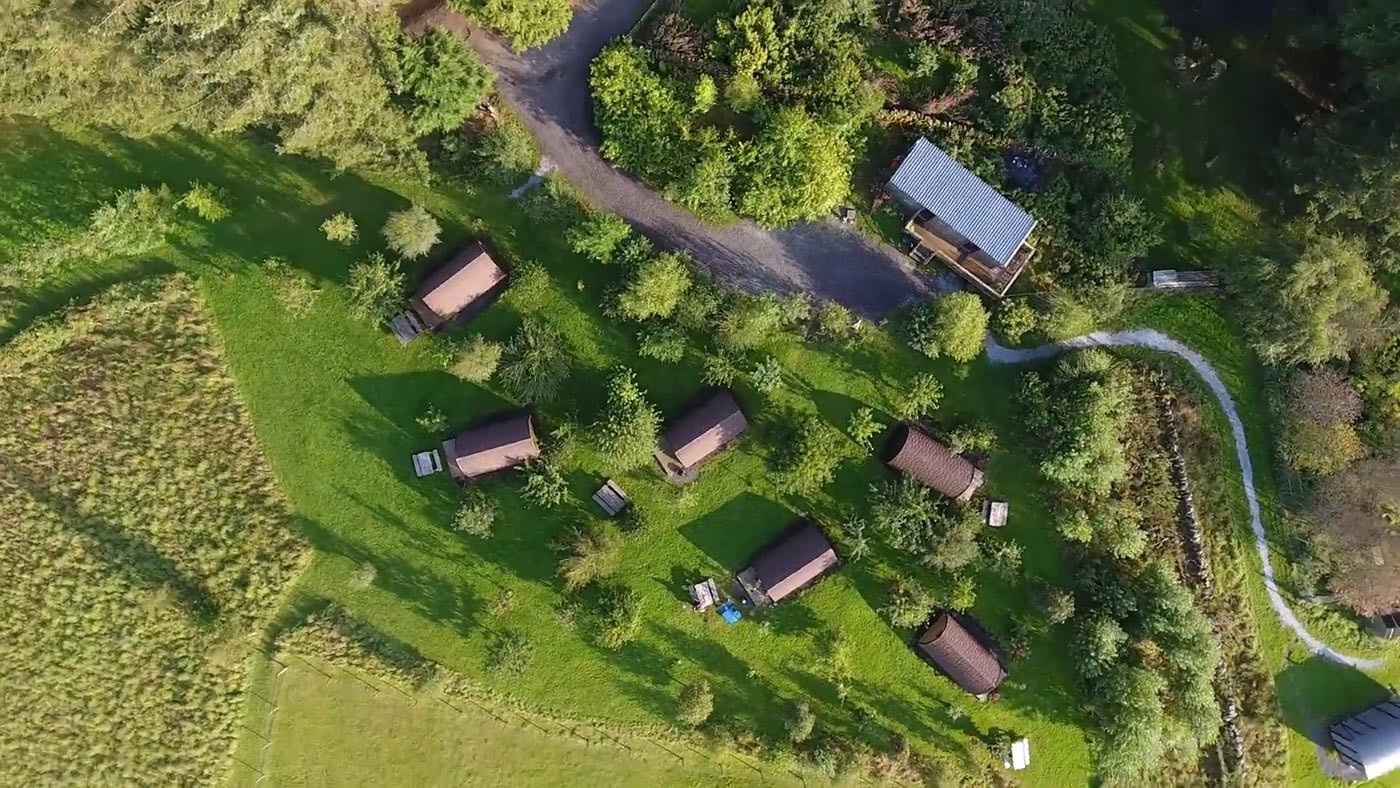4 Drone footage