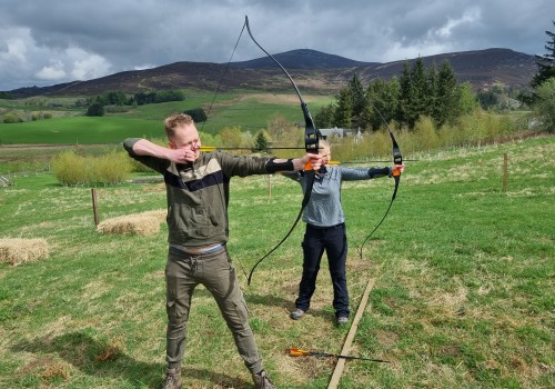 Customers during Archery