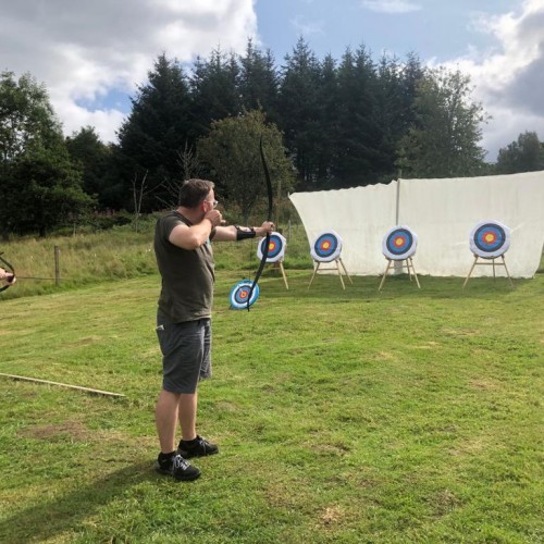 Archery with Dylan