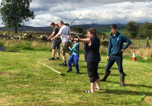 Archery with Dylan