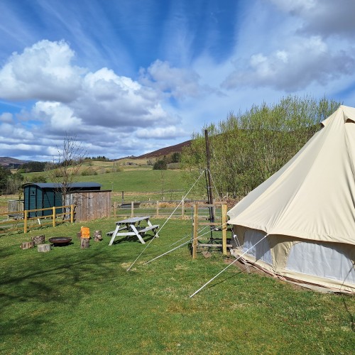 The Bell Tent  Ideal for families  at Glenshee Glamping